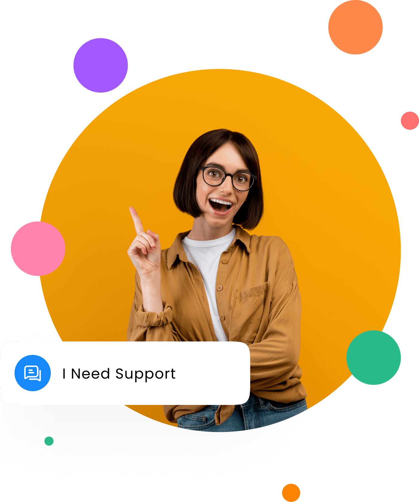 Faq Girl Image Png