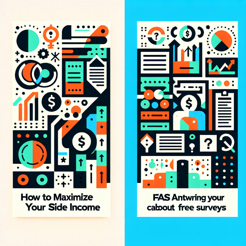 How to Maximize Your Side Income: A Comprehensive Guide to Free Surveys
