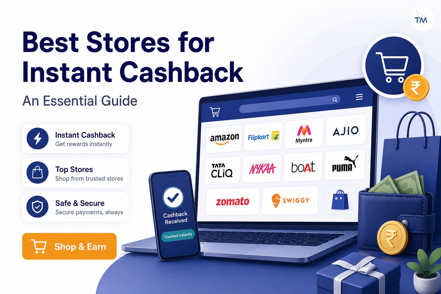 Top 10 Best Stores for Earning Instant Shopping Cashback: An Essential Guide