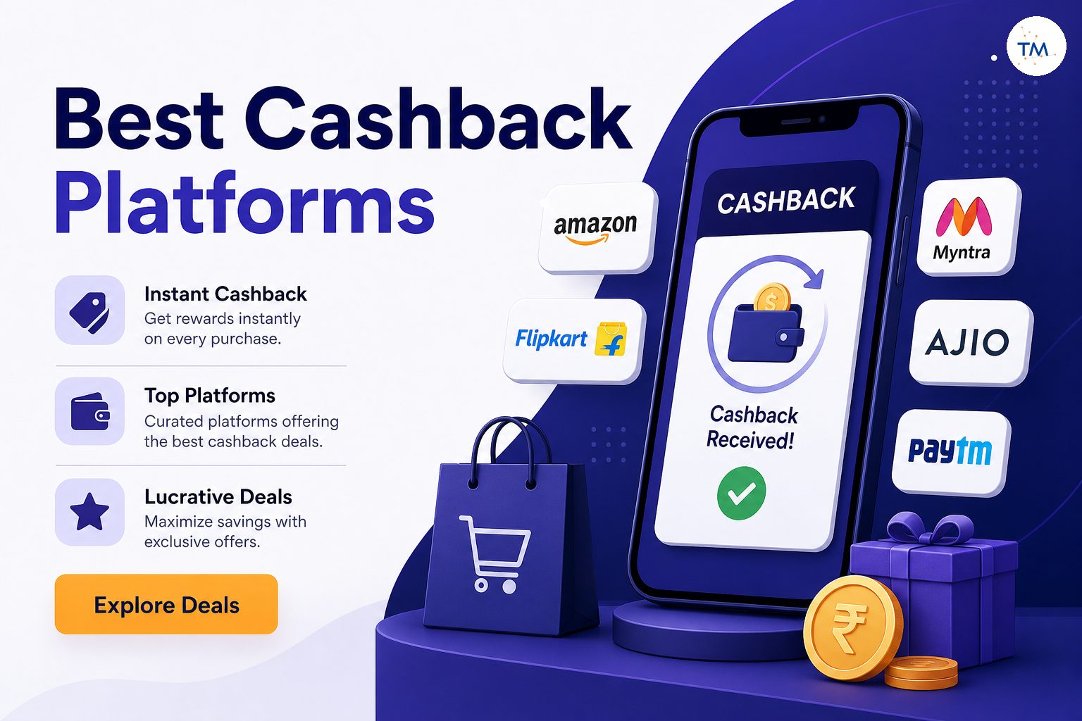Top 5 Best Platforms for Instant Cashback Offers: Where to Find the Most Lucrative Deals