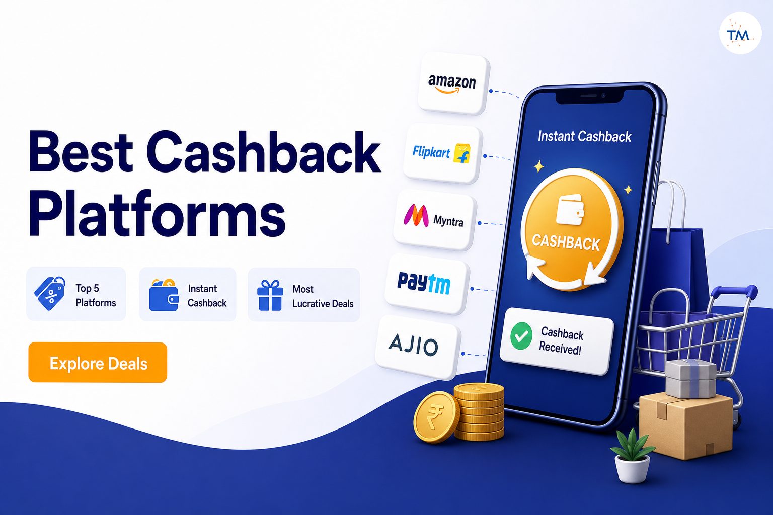 Top 5 Best Platforms for Instant Cashback Offers: Where to Find the Most Lucrative Deals