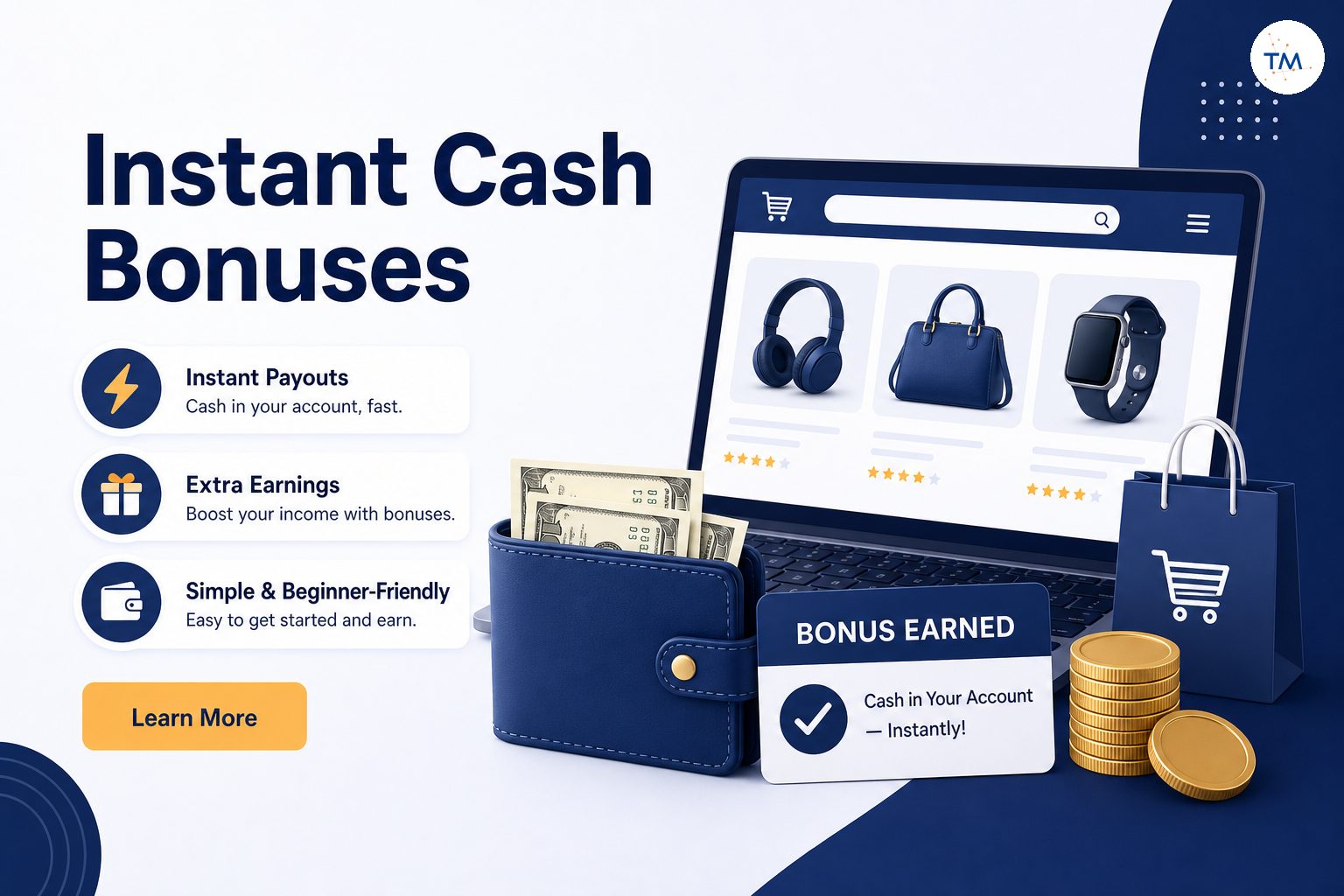 Instant Cash Bonuses 101: Everything Beginners Need to Know and How Much You Can Earn