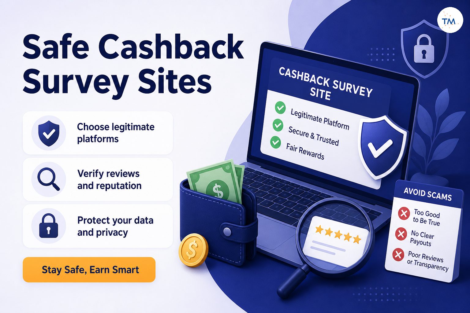 Secure and Legitimate Cashback Survey Sites: How to Identify Safe Platforms and Avoid Scams