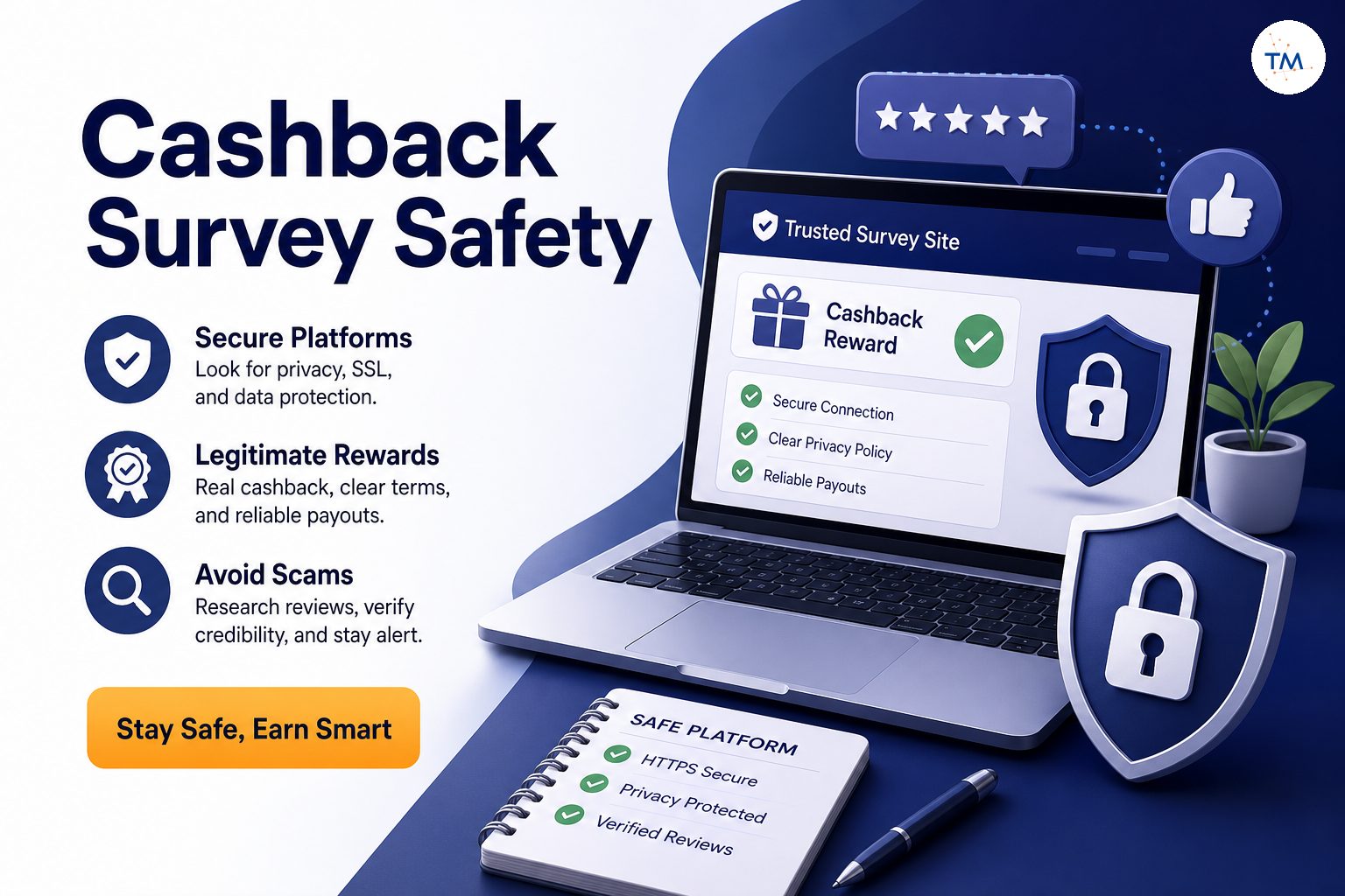 Secure and Legitimate Cashback Survey Sites: How to Identify Safe Platforms and Avoid Scams