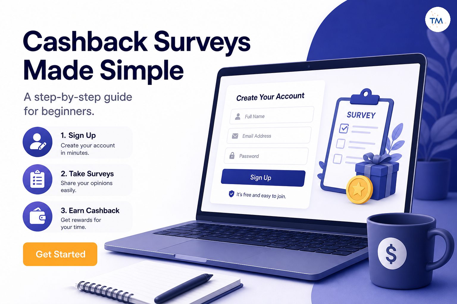 How to Sign Up for Cashback Survey Sites: A Step-by-Step Guide for Beginners