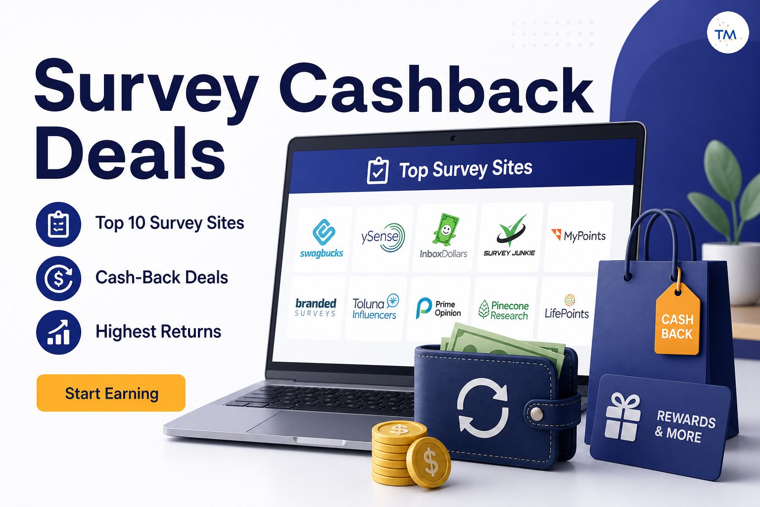 Top 10 Survey Sites with Cash-Back Deals: Where and How to Score the Highest Returns