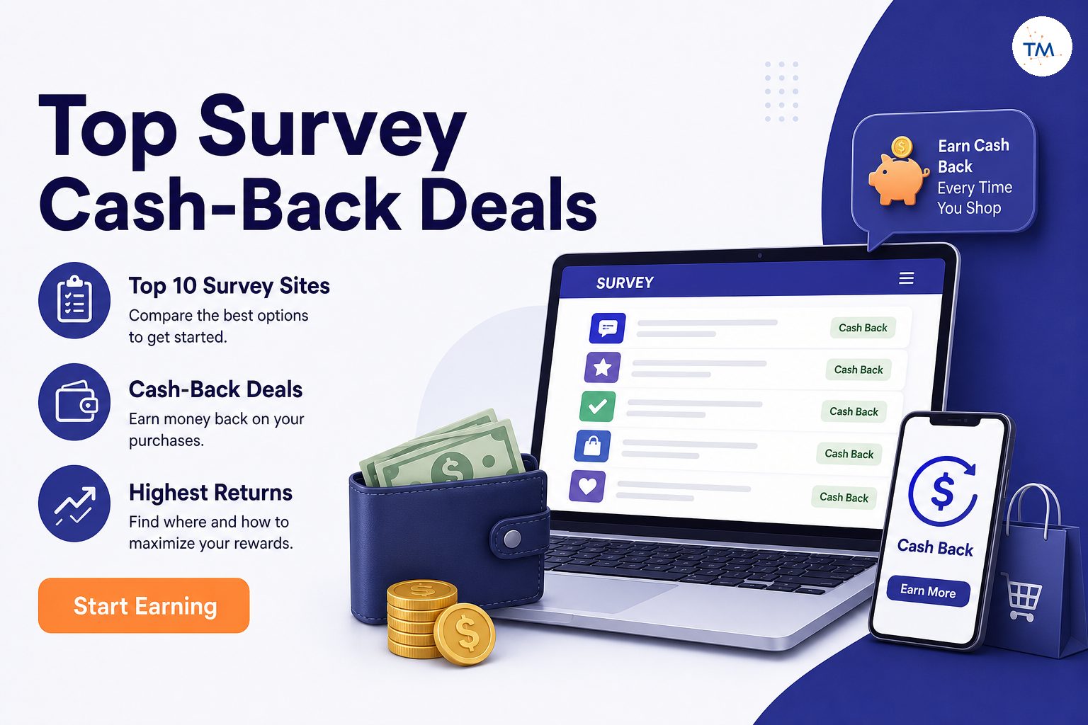 Top 10 Survey Sites with Cash-Back Deals: Where and How to Score the Highest Returns