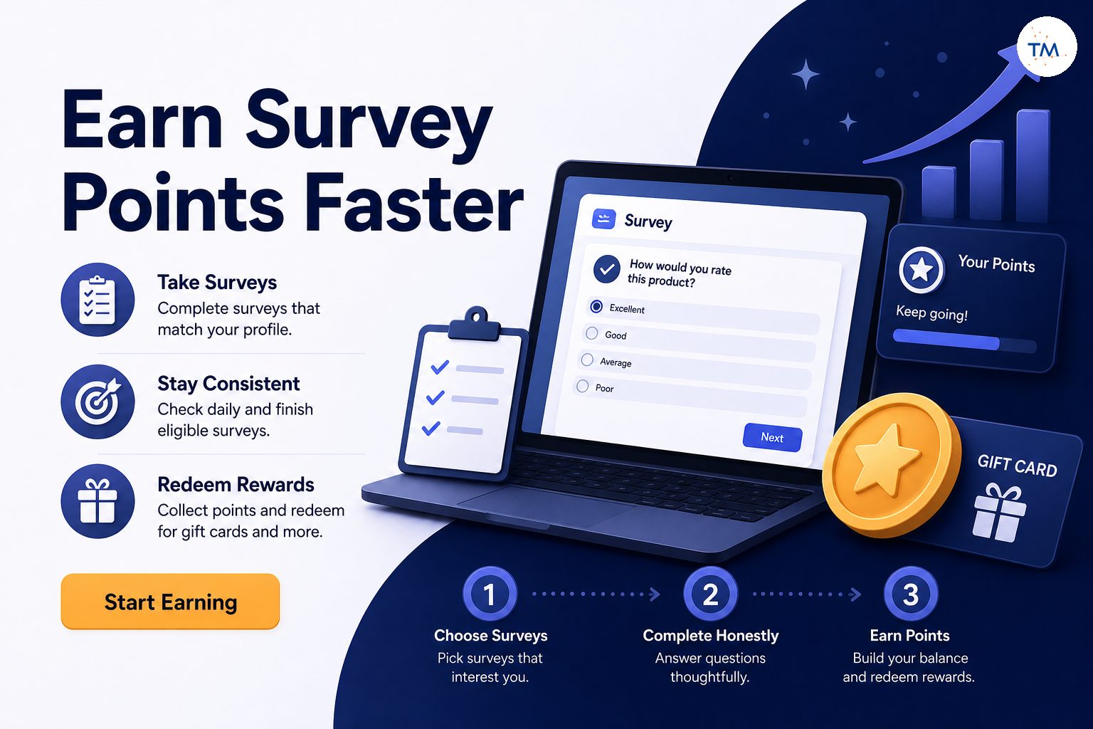 Fastest Ways to Accumulate Survey Points: A Step-by-Step Guide