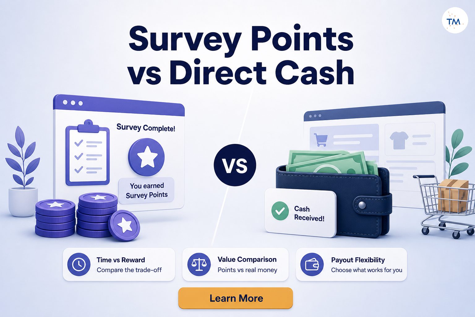 Survey Points vs Direct Cash: What