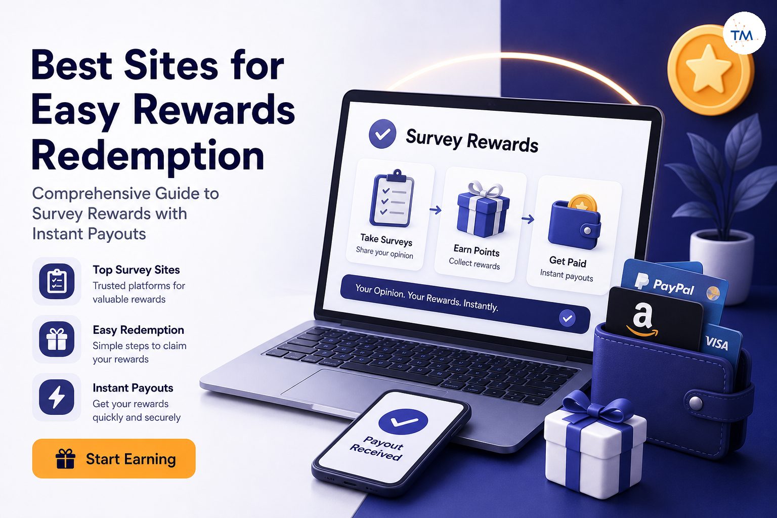 Best Sites for Easy Reward Redemption: Comprehensive Guide to Survey Rewards with Instant Payouts