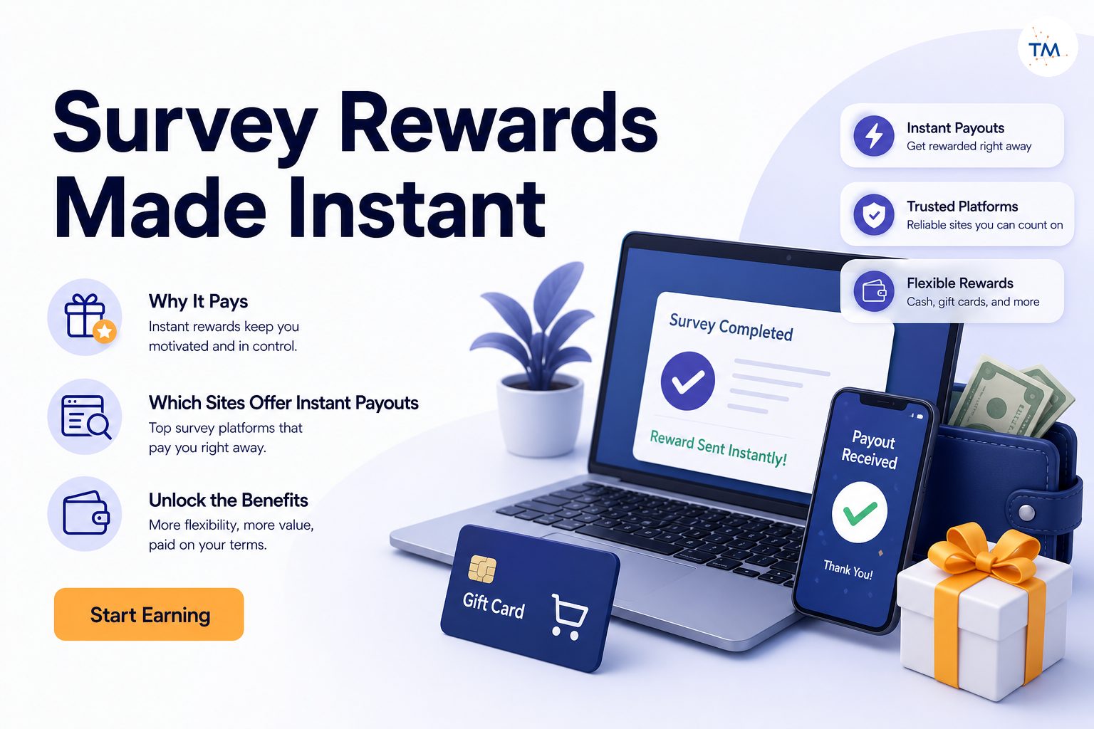 Unlocking the Benefits of Survey Rewards: Why and Which Sites Offer Instant Payout Options