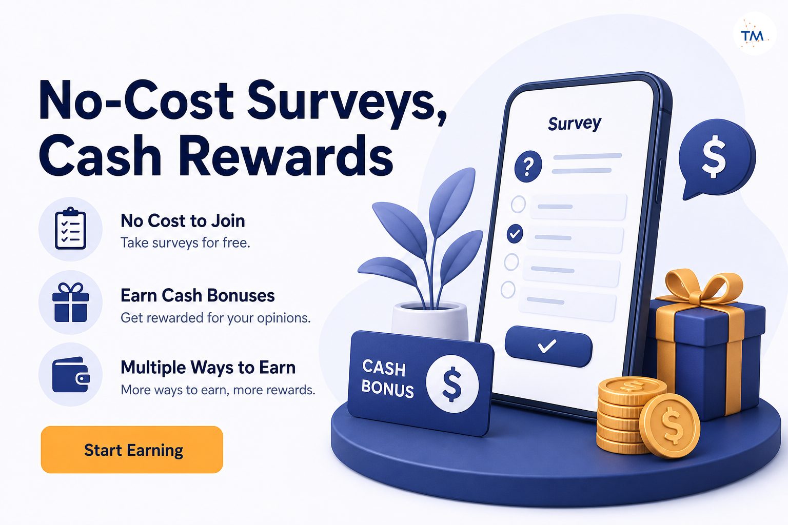 What Are No-Cost Surveys and How Many Ways Can You Earn with Cash Bonuses?