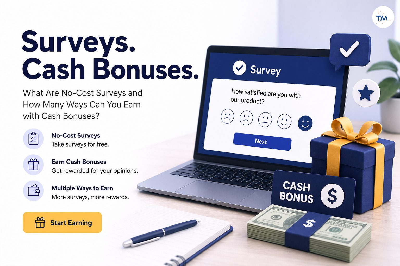 What Are No-Cost Surveys and How Many Ways Can You Earn with Cash Bonuses?