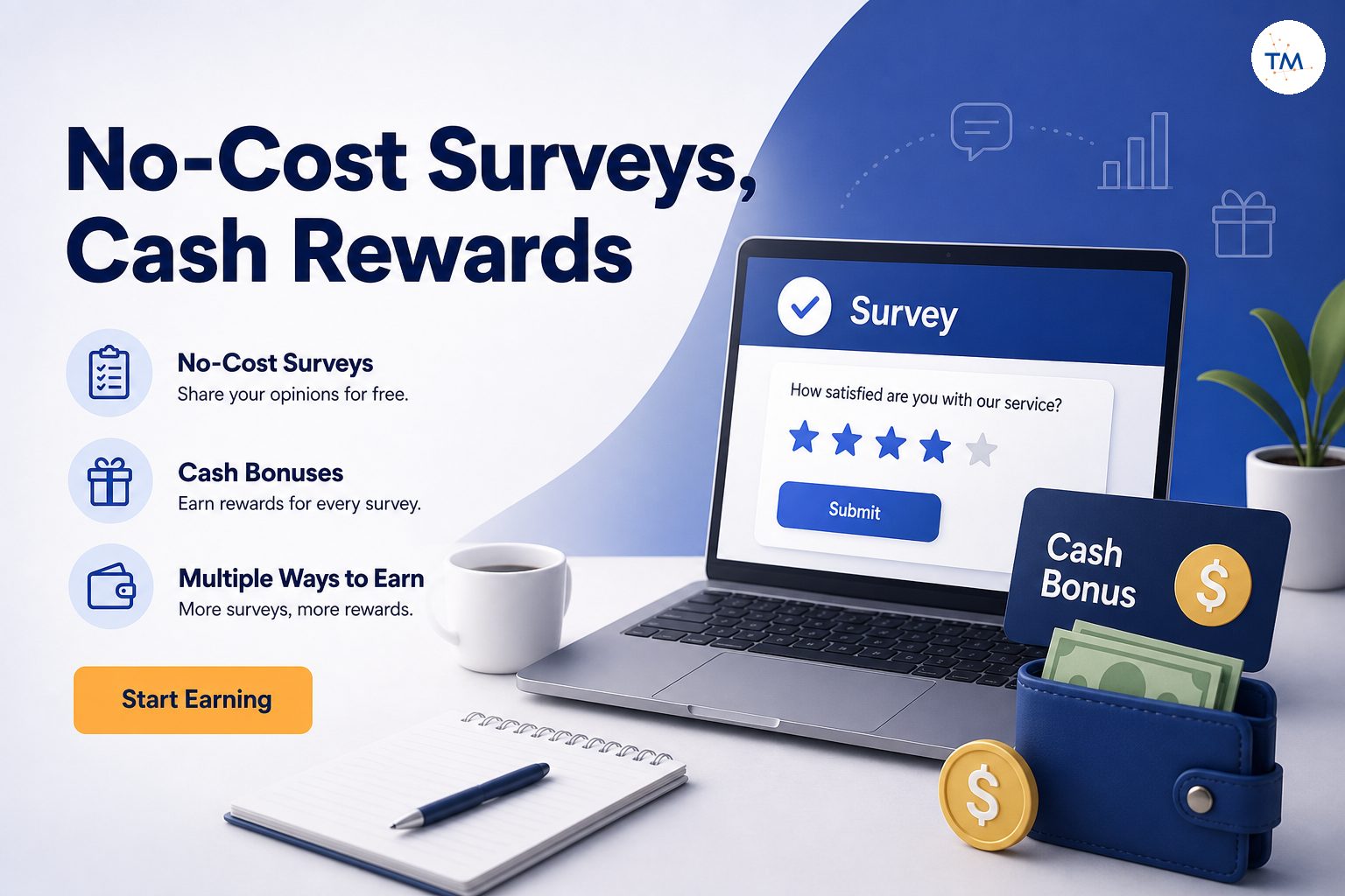 What Are No-Cost Surveys and How Many Ways Can You Earn with Cash Bonuses?