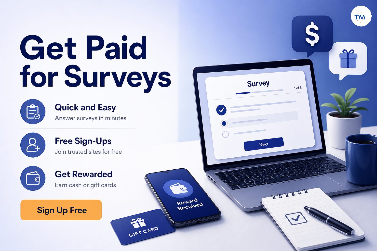 Quick and Easy Ways to Get Paid for Surveys: Which Sites Offer Free Sign-Ups?
