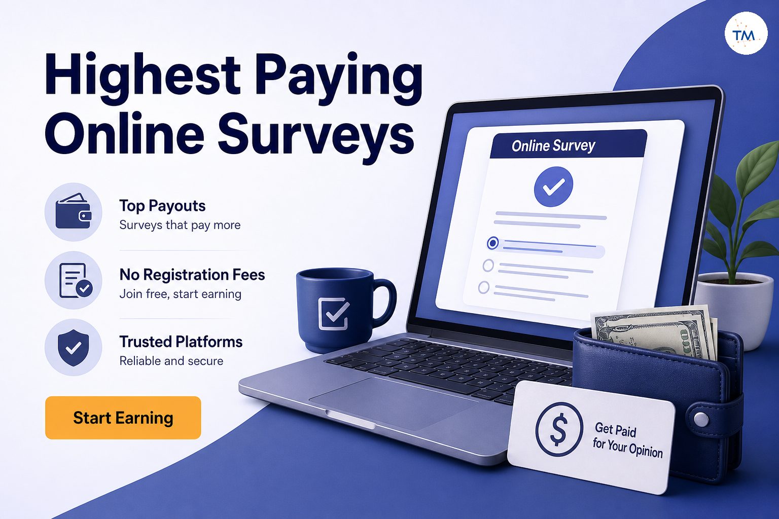 Which Paid Online Surveys Offer the Highest Payouts Without Registration Fees?