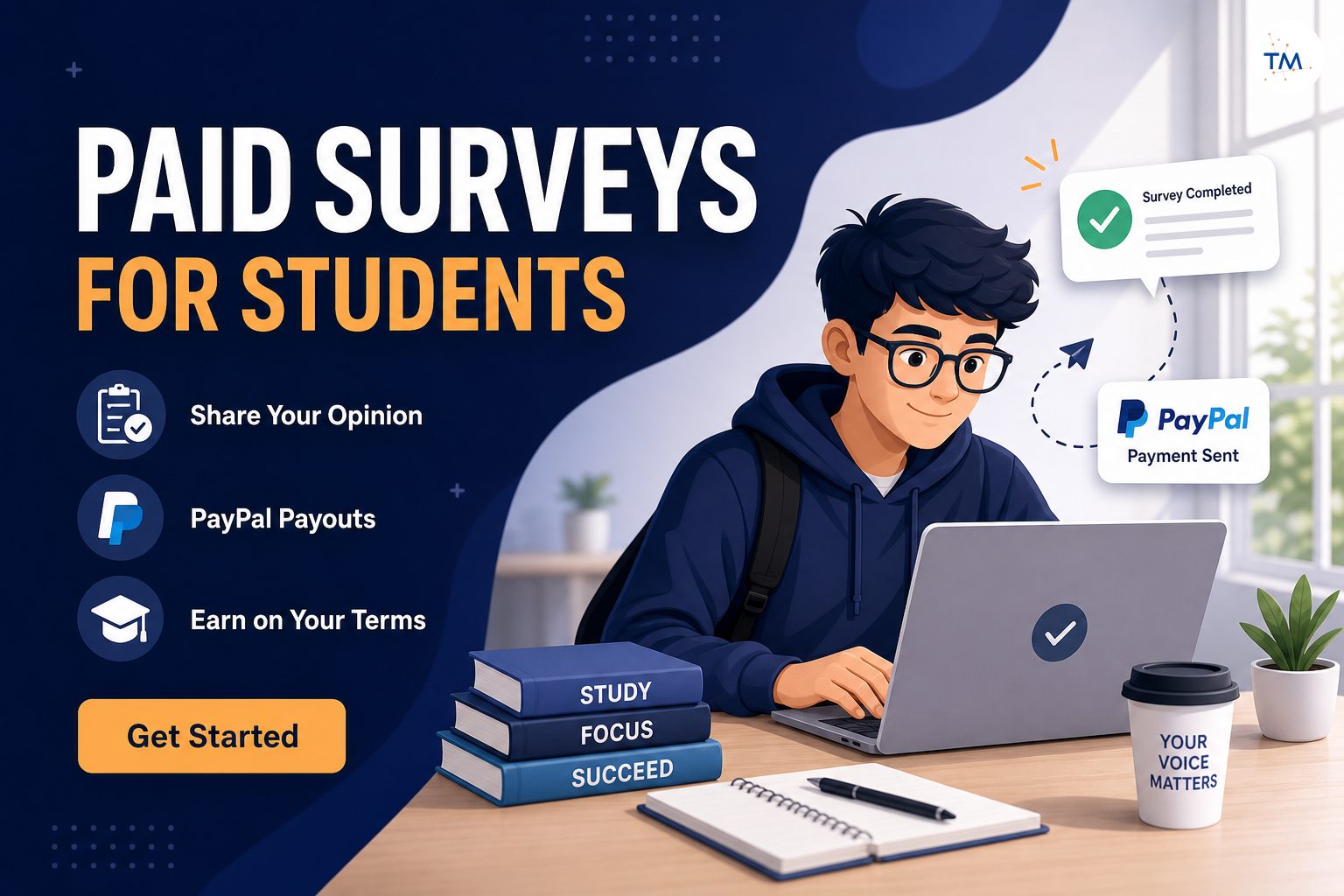 Unlocking Potential: Why Paid Surveys Are Perfect for Students? Find the Best Sites with PayPal Payouts!