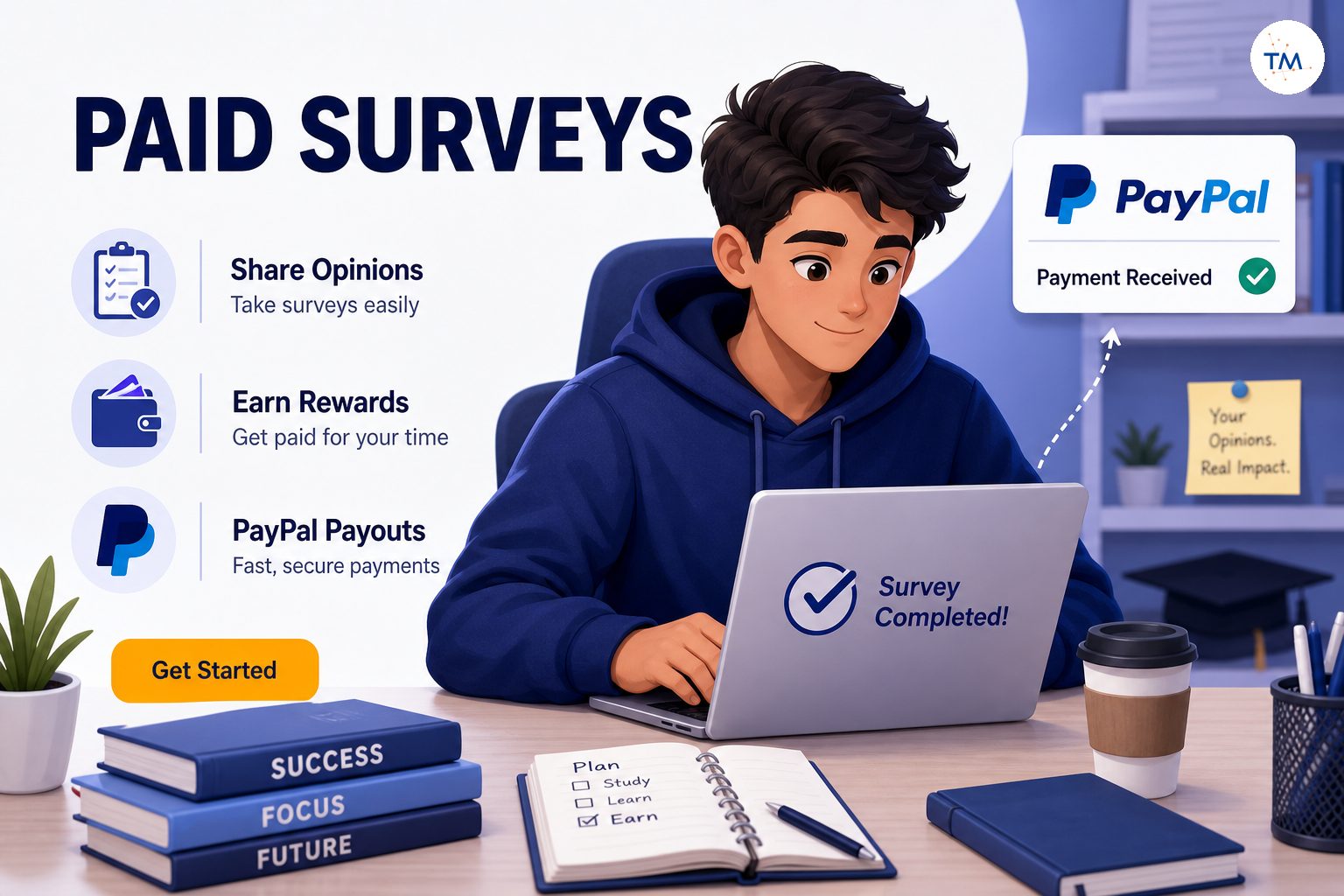 Unlocking Potential: Why Paid Surveys Are Perfect for Students? Find the Best Sites with PayPal Payouts!