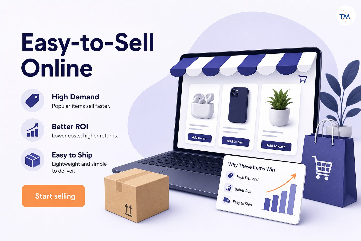 Easy-to-Sell Items Online: Which Products Offer the Best ROI and Why?