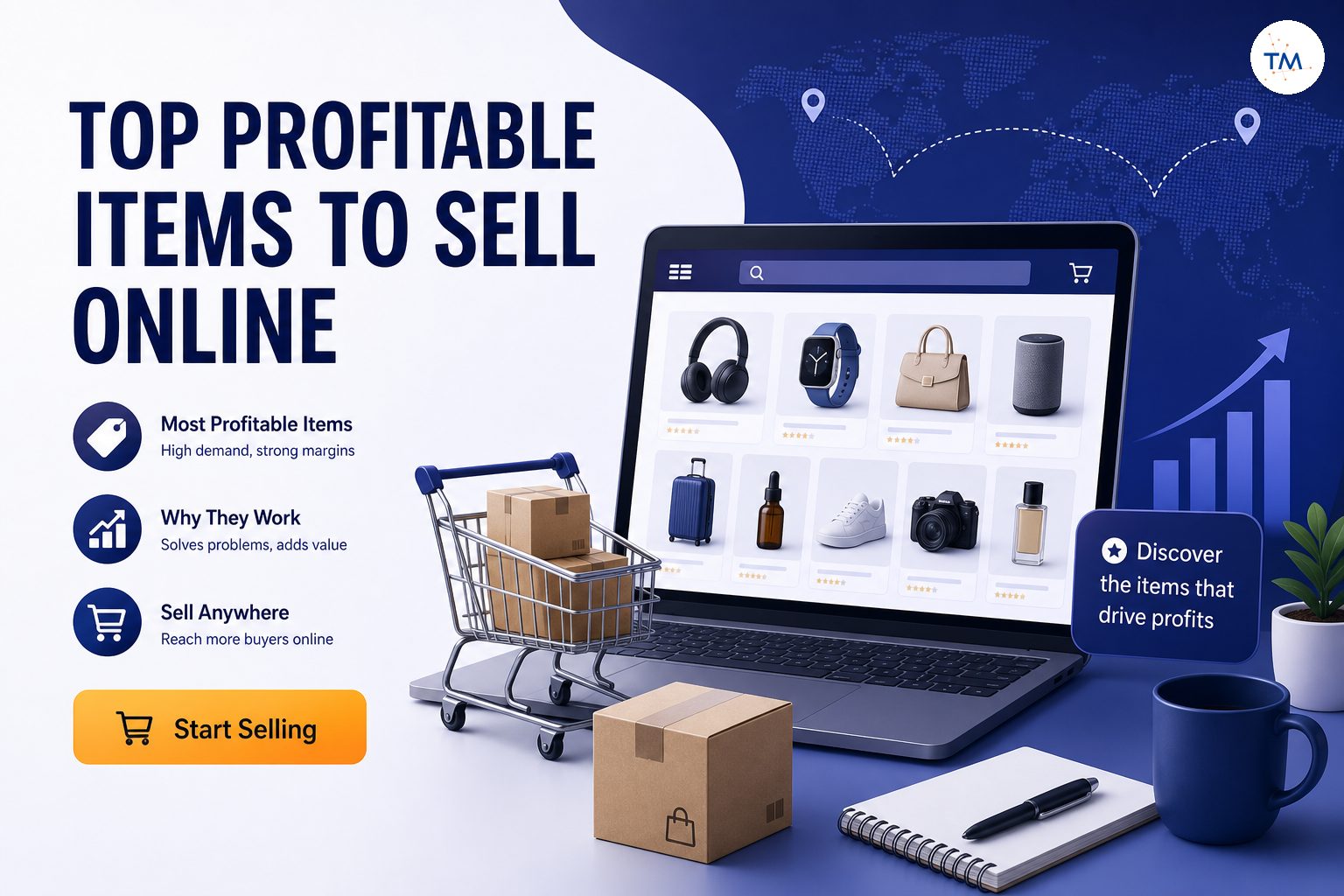 The Ultimate Guide: Discover the 10 Most Profitable Items to Sell Online and Why They Work?