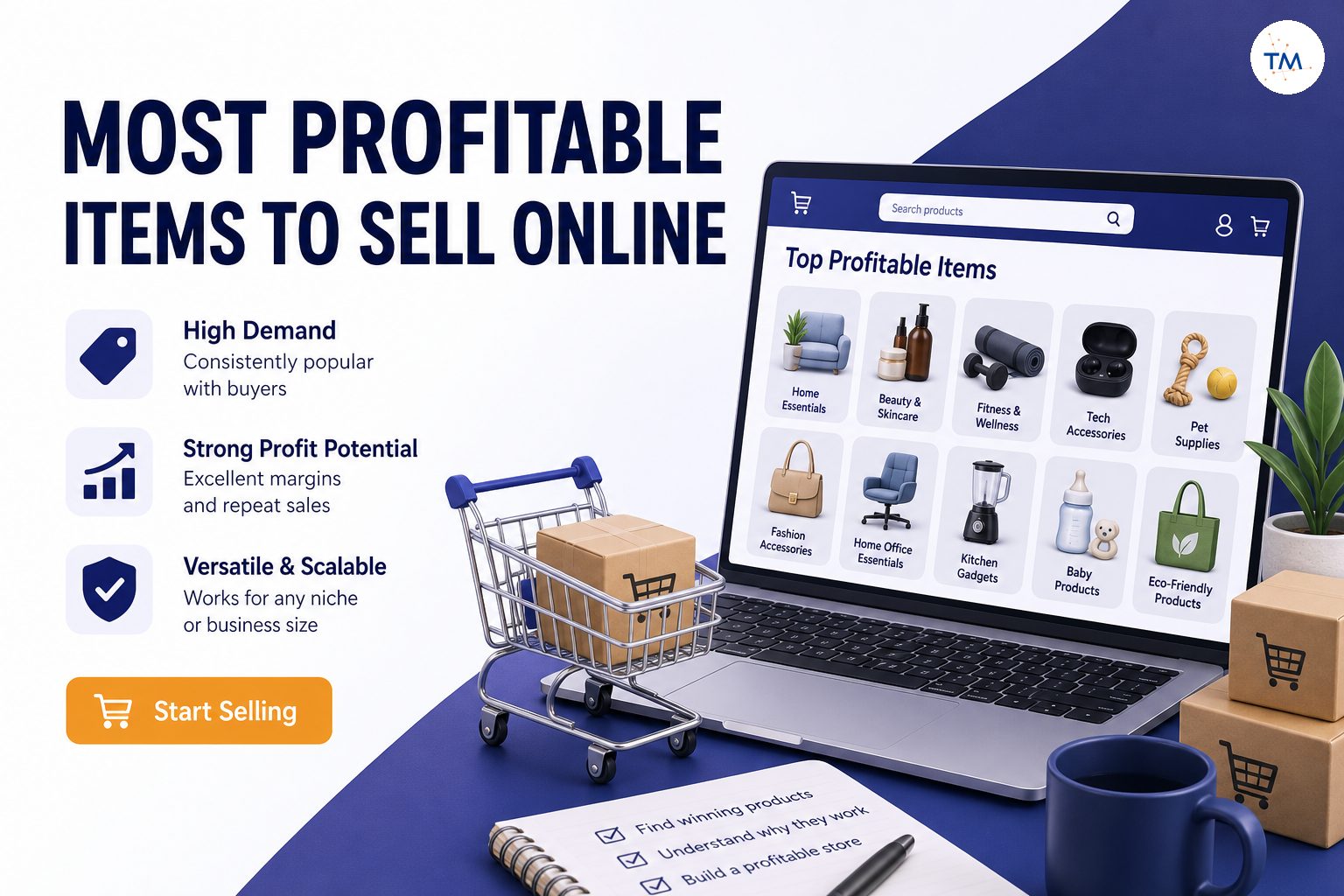 The Ultimate Guide: Discover the 10 Most Profitable Items to Sell Online and Why They Work?