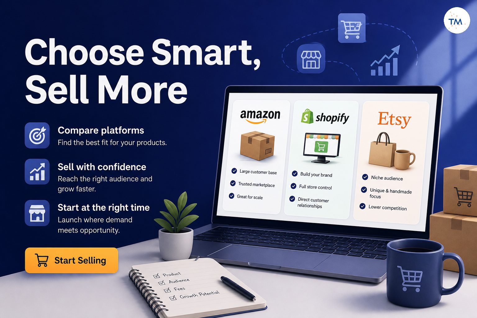 Comparing Product Selling Platforms: Where and When to Start for Maximum Profits?