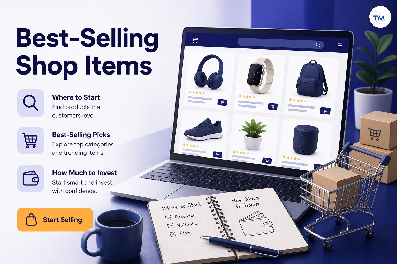 Discover the Best-Selling Online Shop Items: Where to Start and How Much to Invest?