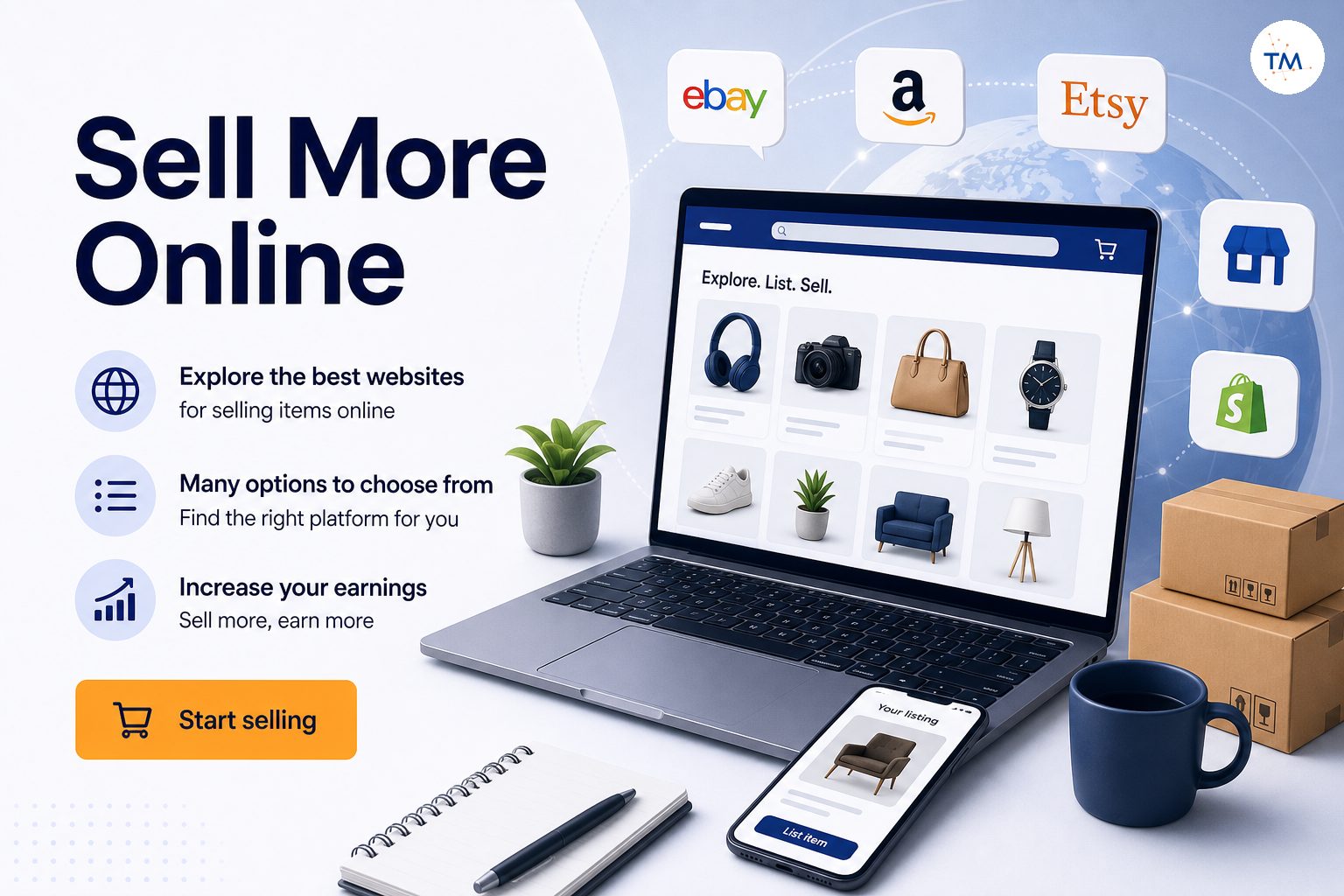 Exploring the Best Websites for Selling Items Online: How Many Options Are There and How Much Can You Earn?