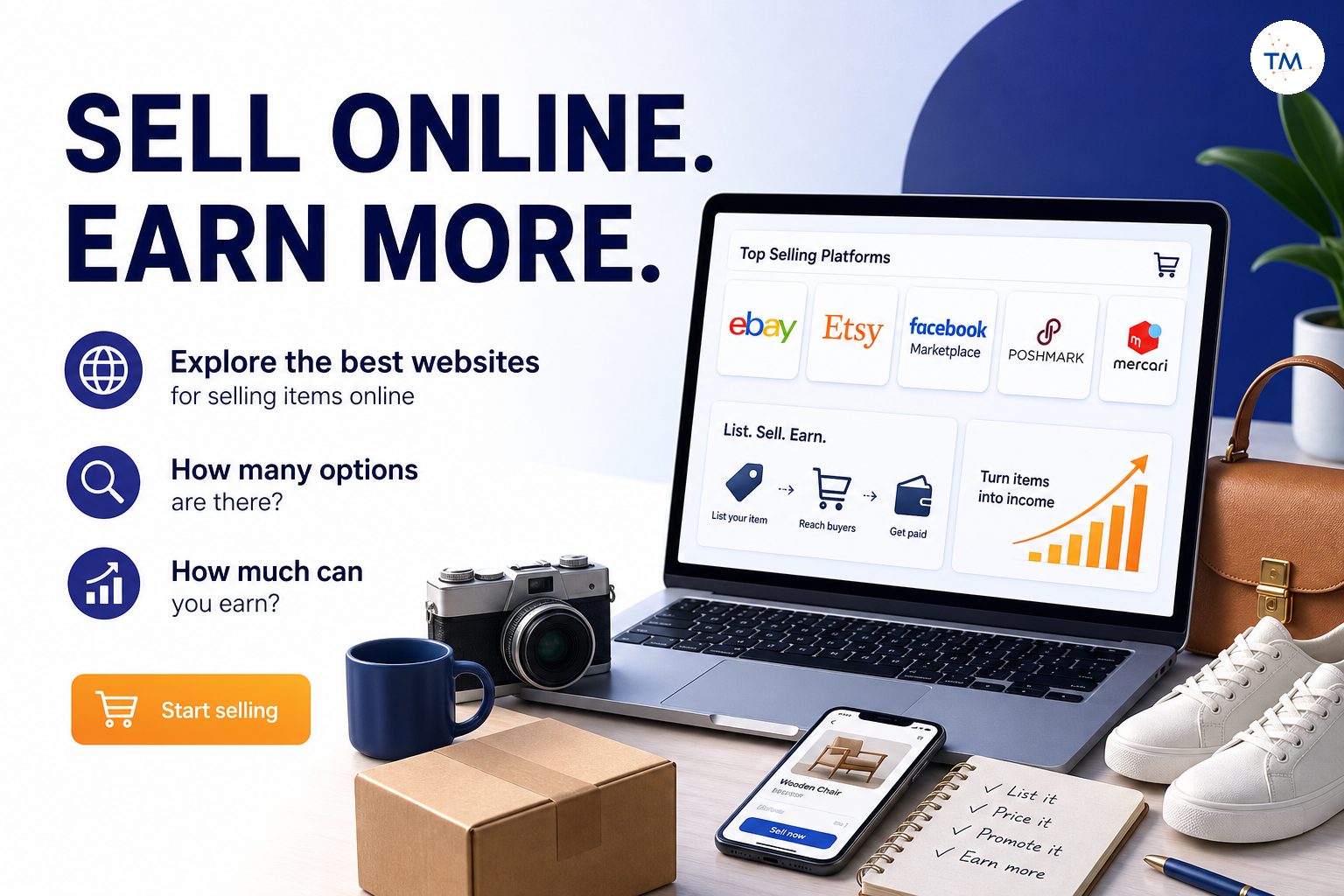 Exploring the Best Websites for Selling Items Online: How Many Options Are There and How Much Can You Earn?