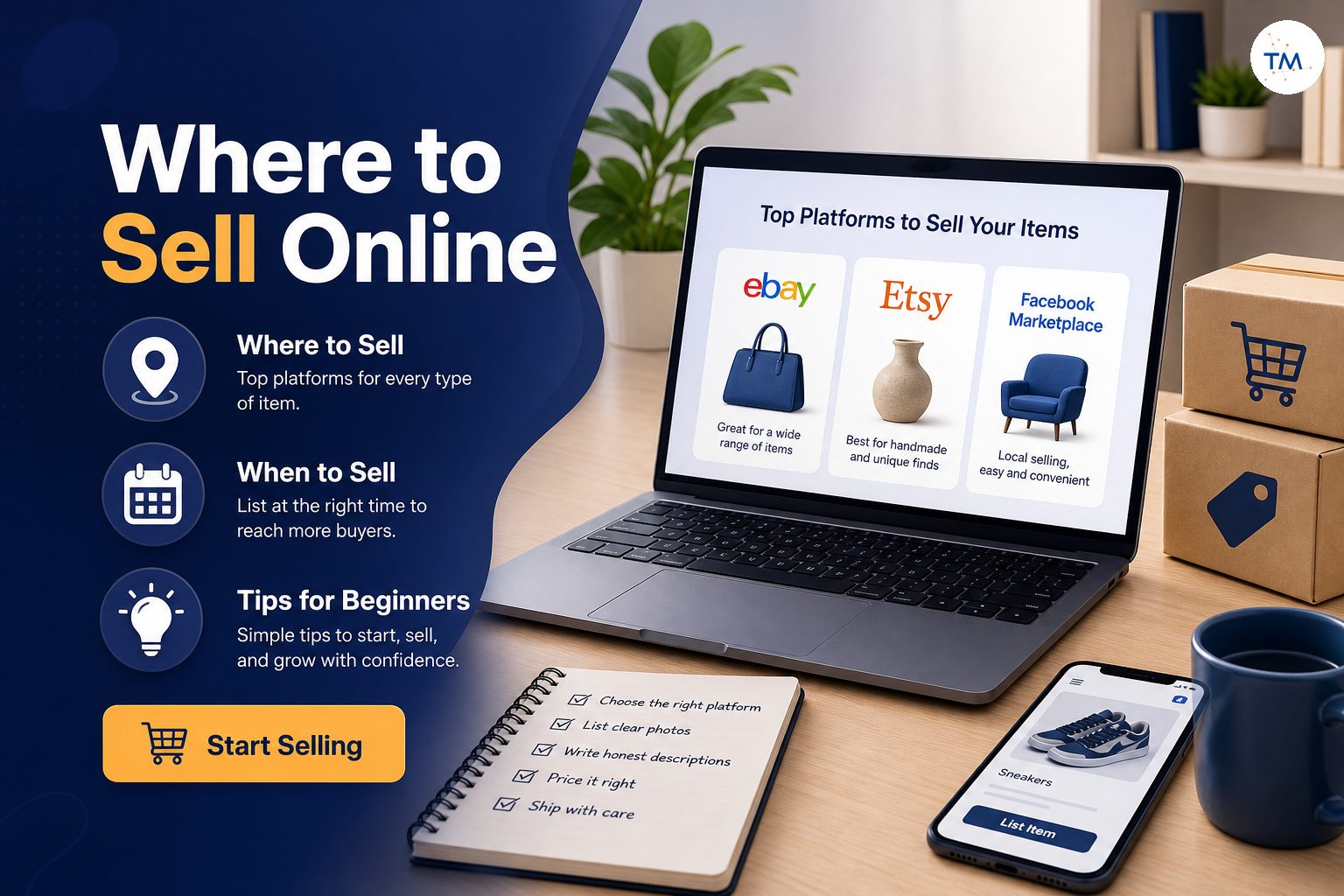 Where and When to Sell Your Items Online: The Best Platforms and Tips for Beginners!