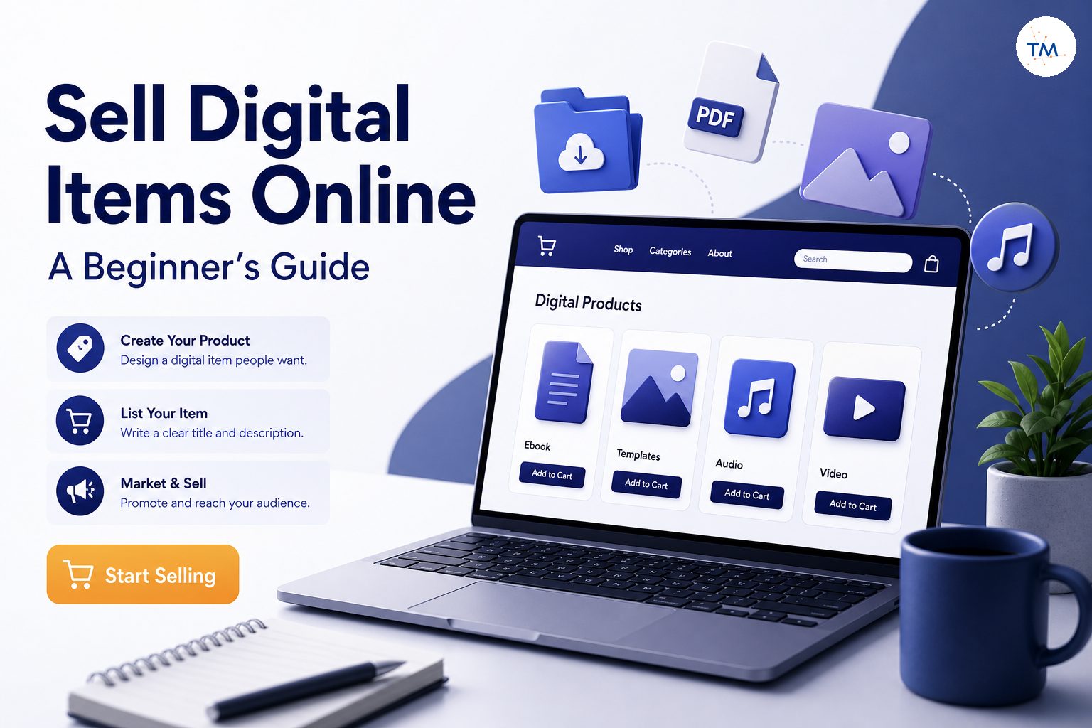 How to Successfully Sell Digital Items Online: A Beginner