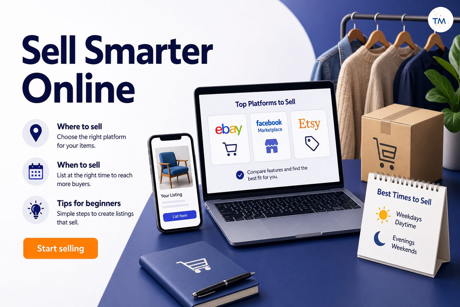 Where and When to Sell Your Items Online: The Best Platforms and Tips for Beginners!