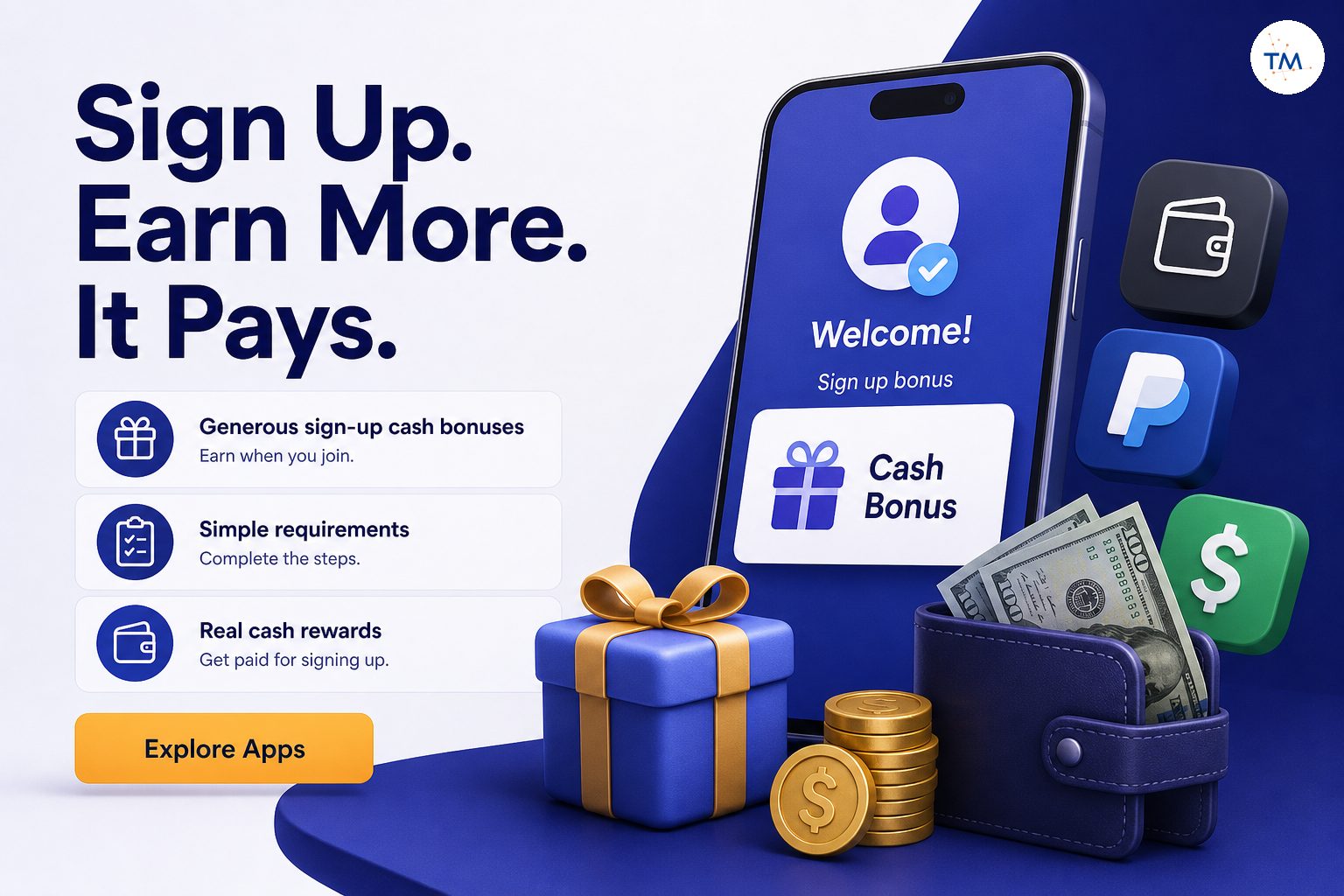 Top Apps with Generous Sign-Up Cash Bonuses: How Much Can You Earn and What Are the Requirements?
