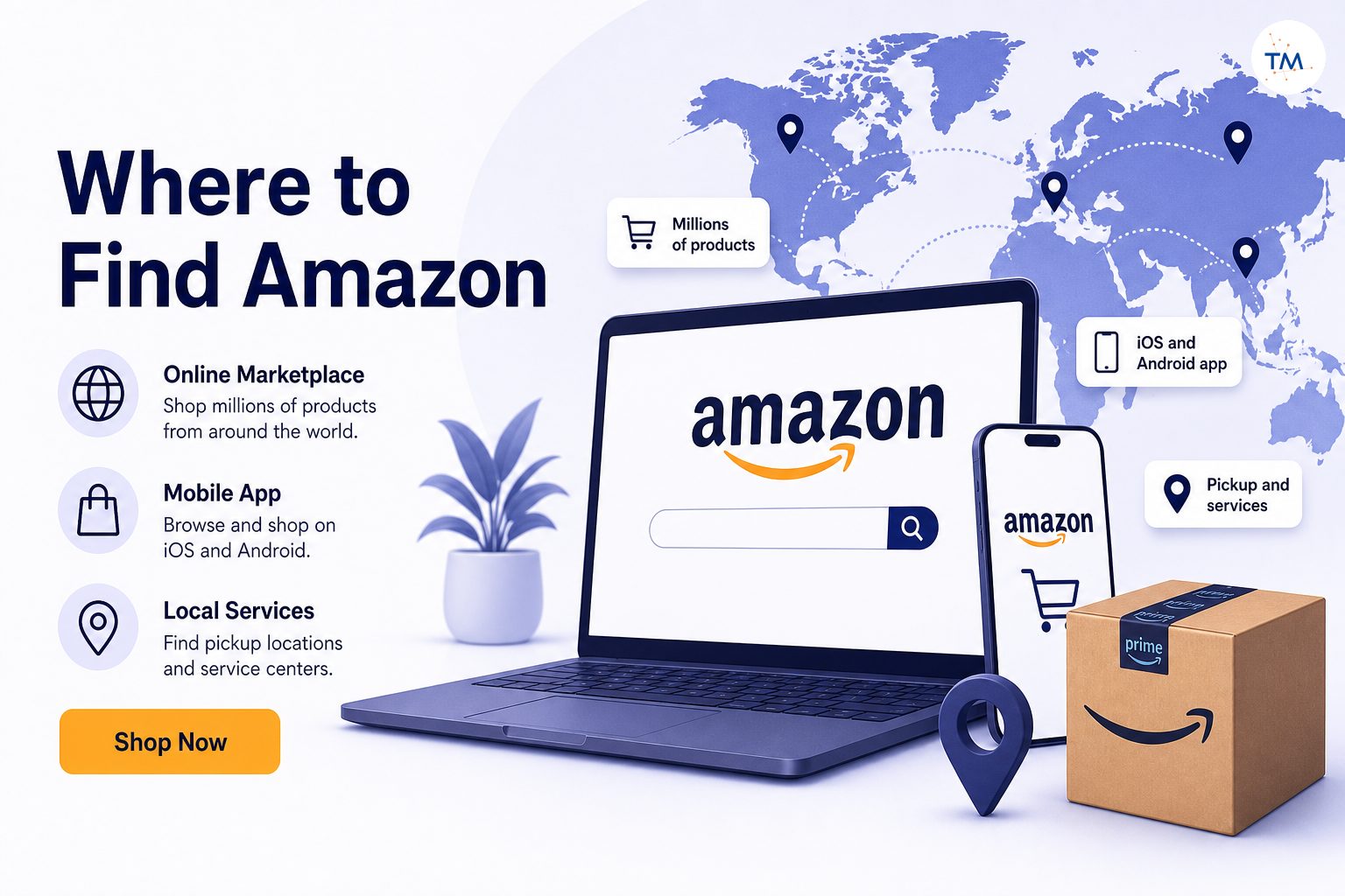 Where to Find Amazon