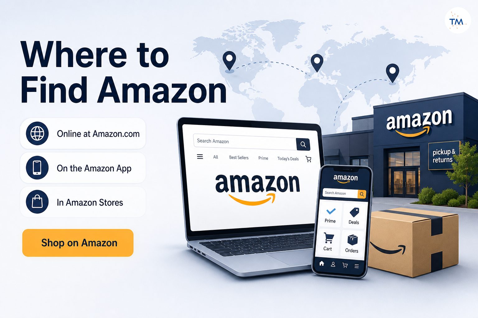 Where to Find Amazon