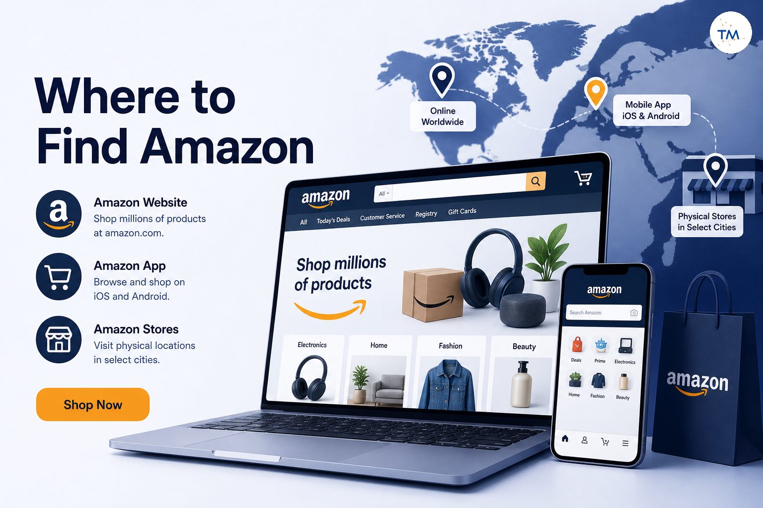 Where to Find Amazon