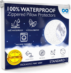 Everlasting Comfort Waterproof Pillow Protector St...