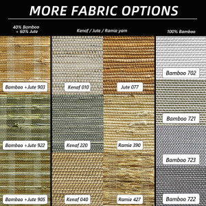 SmartWings Sample Fabric for Natural Woven Woods B...