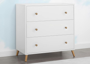 Essex 3 Drawer Dresser with Interlocking Drawers,...