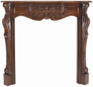 Pearl Mantels 134-48-30 Deauville Fireplace Mantel...