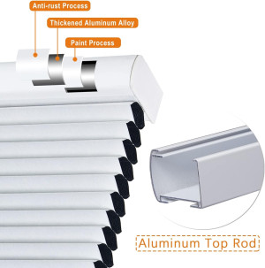 Persilux Custom Size 100% Blackout Cordless Cellul...