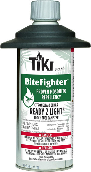 TIKI Brand BiteFighter Torch Fuel, 12 Ounce Canist...