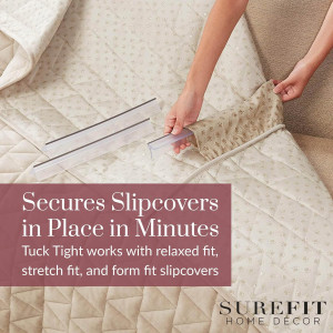 SureFit Home Décor SF47363 Tuck Tight for Loveseat...