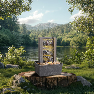 House Decorative Indoor Fountain Meditation Gurgli...