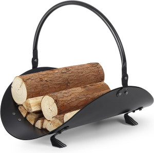 AMAGABELI GARDEN & HOME Fireplace Log Holder Indoo...