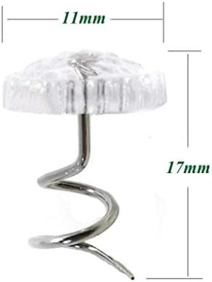 50 Pieces Upholstery Tacks, Twist Pins for Slipcov...