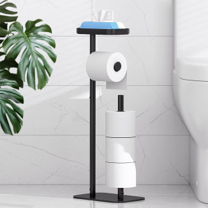 Kitsure Toilet Paper Holder Free Standing - Multif...