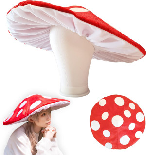 Mushroom Hat Costume Cosplay Accessory Party Hat C...