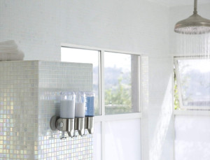 simplehuman Triple Wall Mount Shower Pump, 3 x 15...