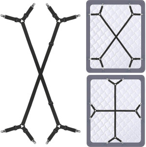 Bed Sheet Holder Straps - Sheet Straps Adjustable...